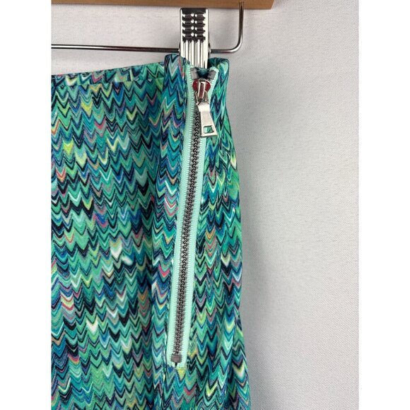 Women’s EP Pro Size 6 Teal Multicolor Golf Skort - Picture 3 of 5